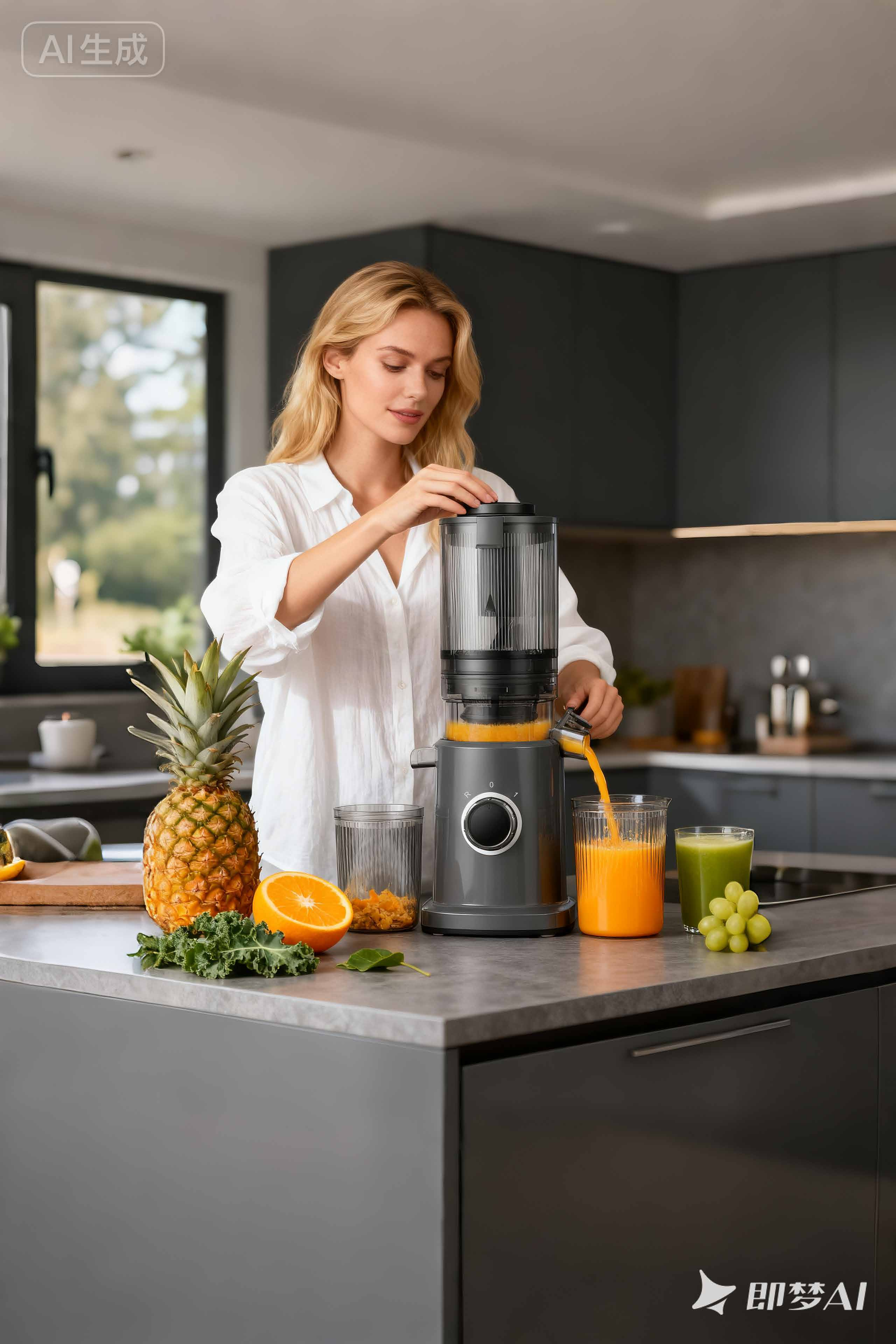 110 mm Feed Slow Juicer - LH-806, model LH-806, AI-generated illustration, not a product photograph
