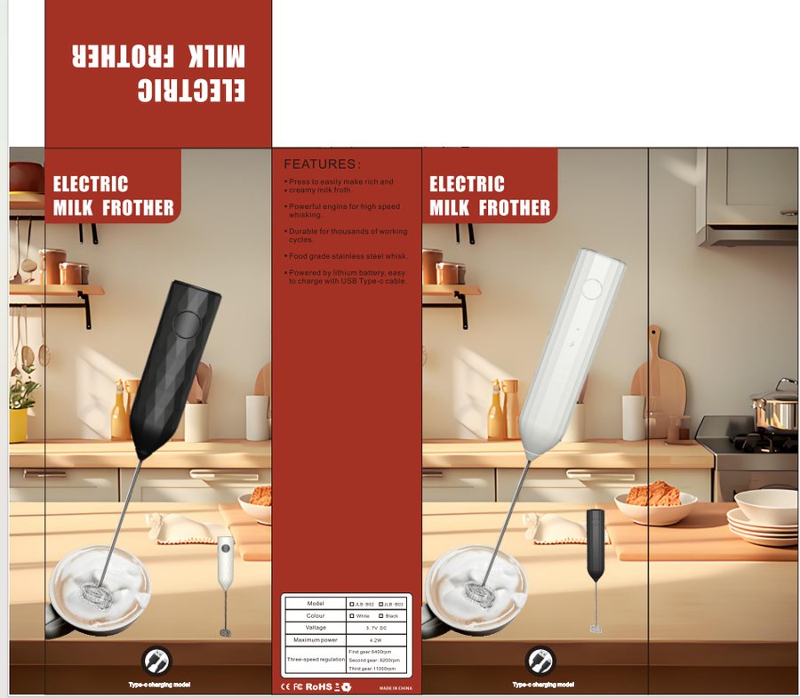 Rechargeable Milk Frother B03 model B03 wholesale rechargeable milk frother