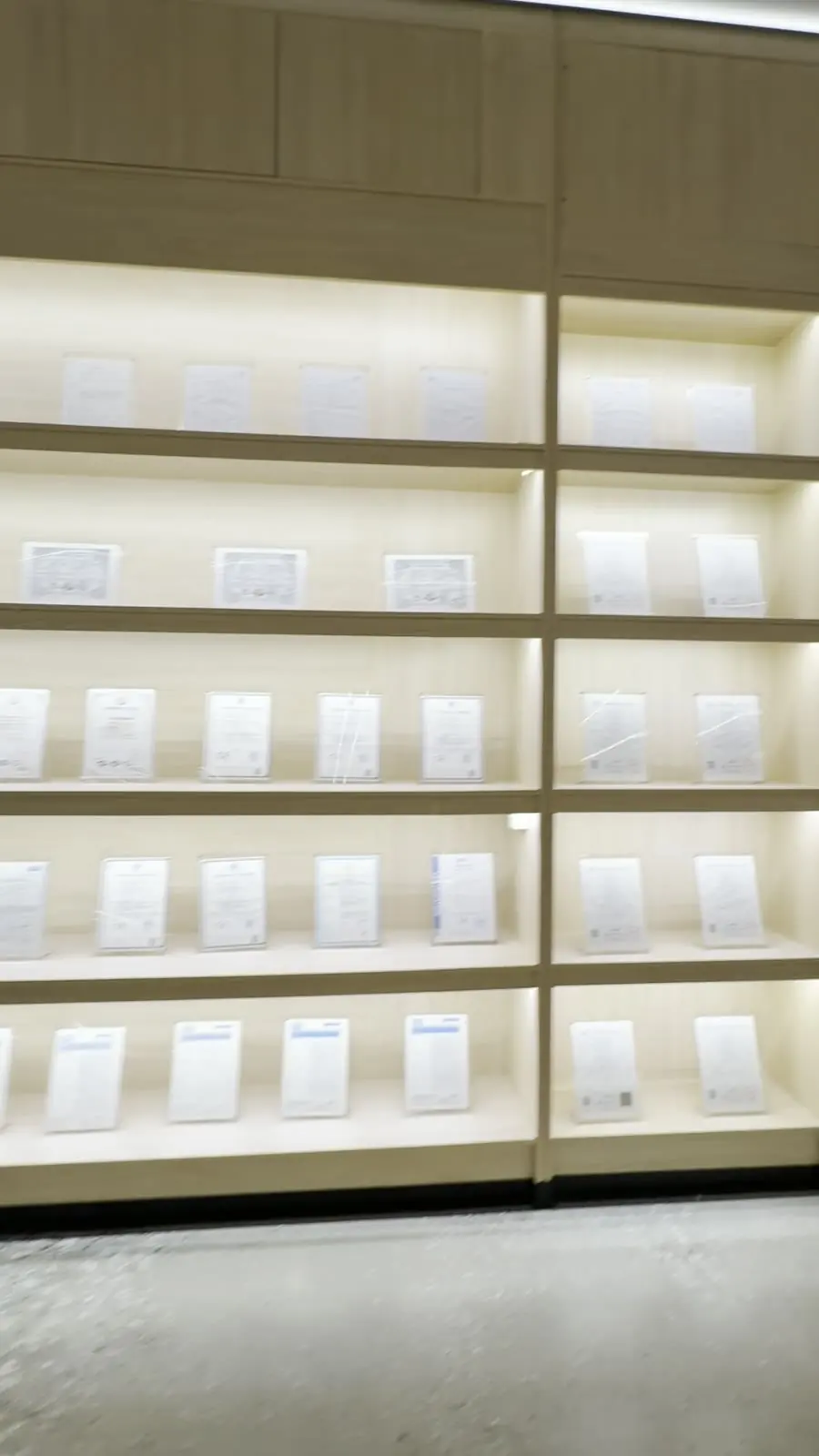Certificate display used to begin model-specific document verification