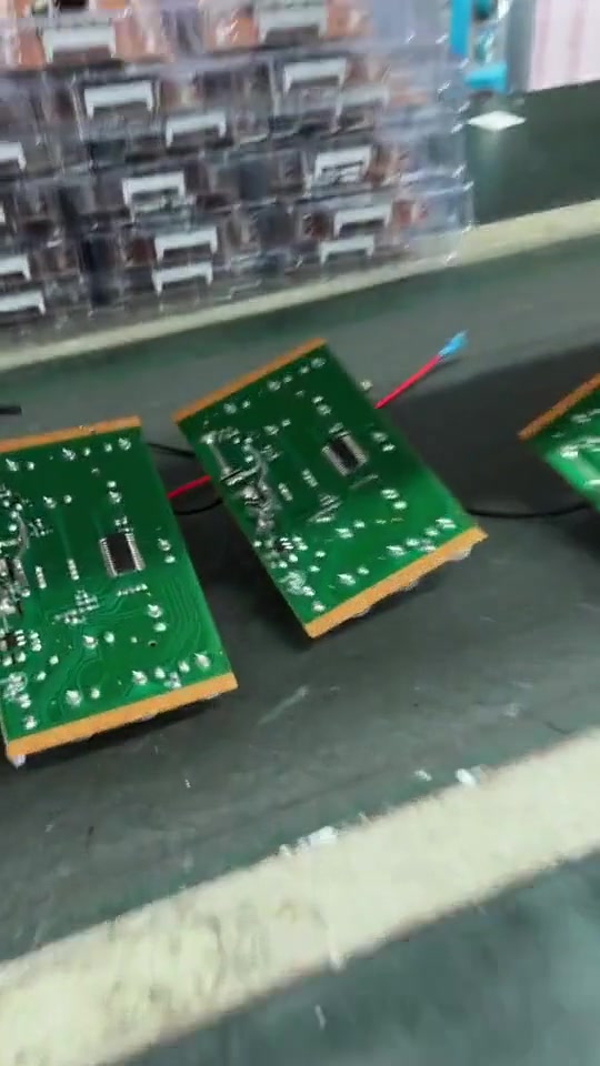 PCB production workshop shown as electronics-supply context; exact appliance and component scope require separate confirmation